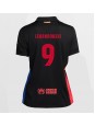 Barcelona Robert Lewandowski #9 Replika Borta Kläder Dam 2024-25 Kortärmad